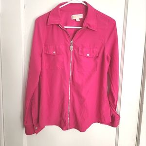 Michael Kors Hot Pink Blouse